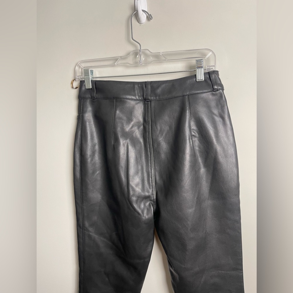 House Of CB London faux Leather Black Pants Size Large NWT - Picture 8 of 11